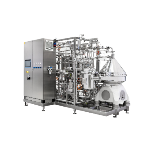 Aseptic separator for high solid content in biopharma