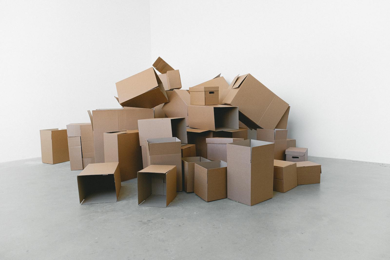 Corrugated cardboard boxes