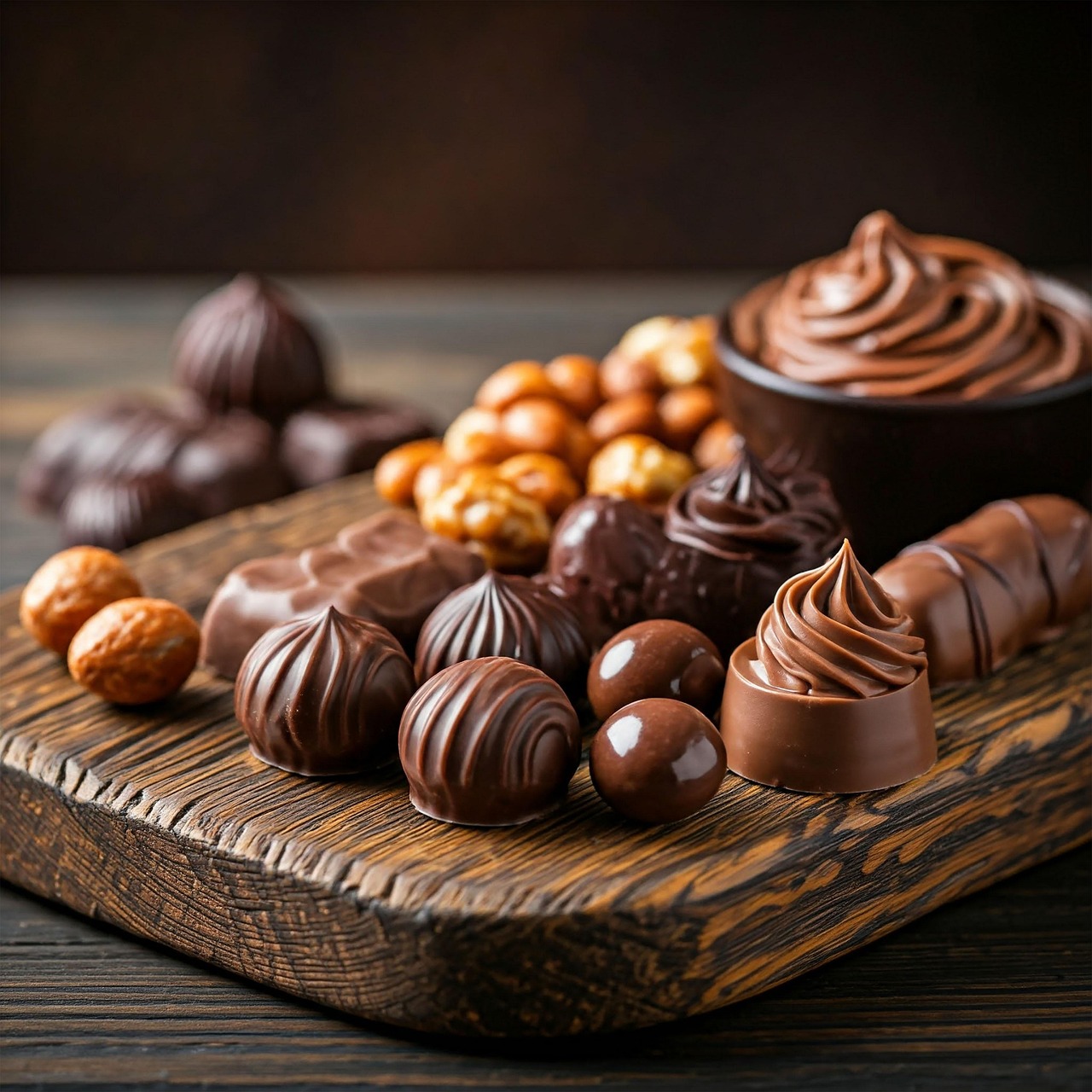 Chocolate dragees