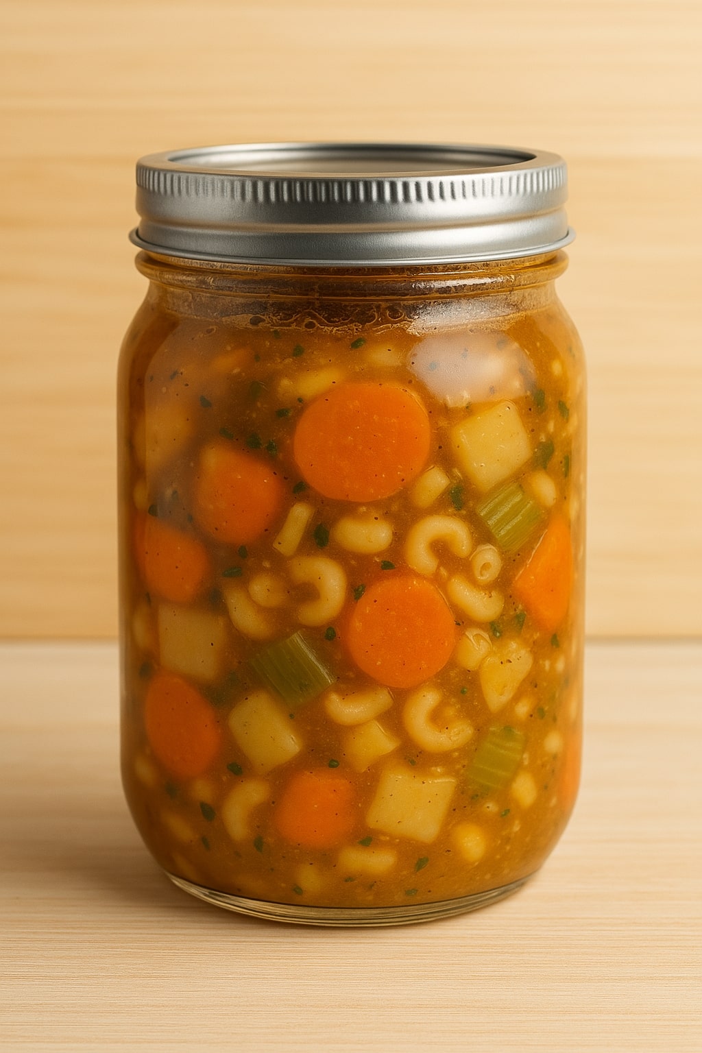 Canned soup