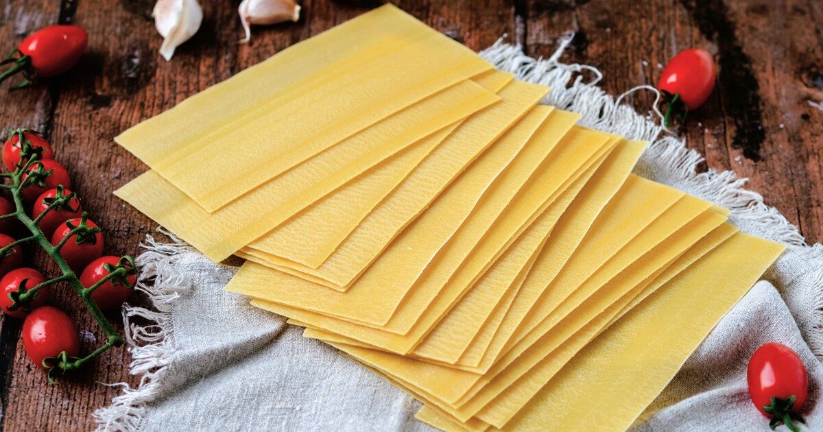 Pasta sheets
