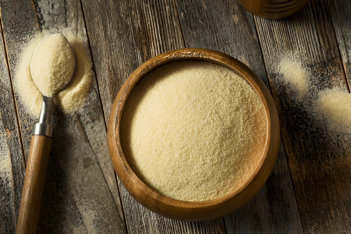 Durum wheat semolina