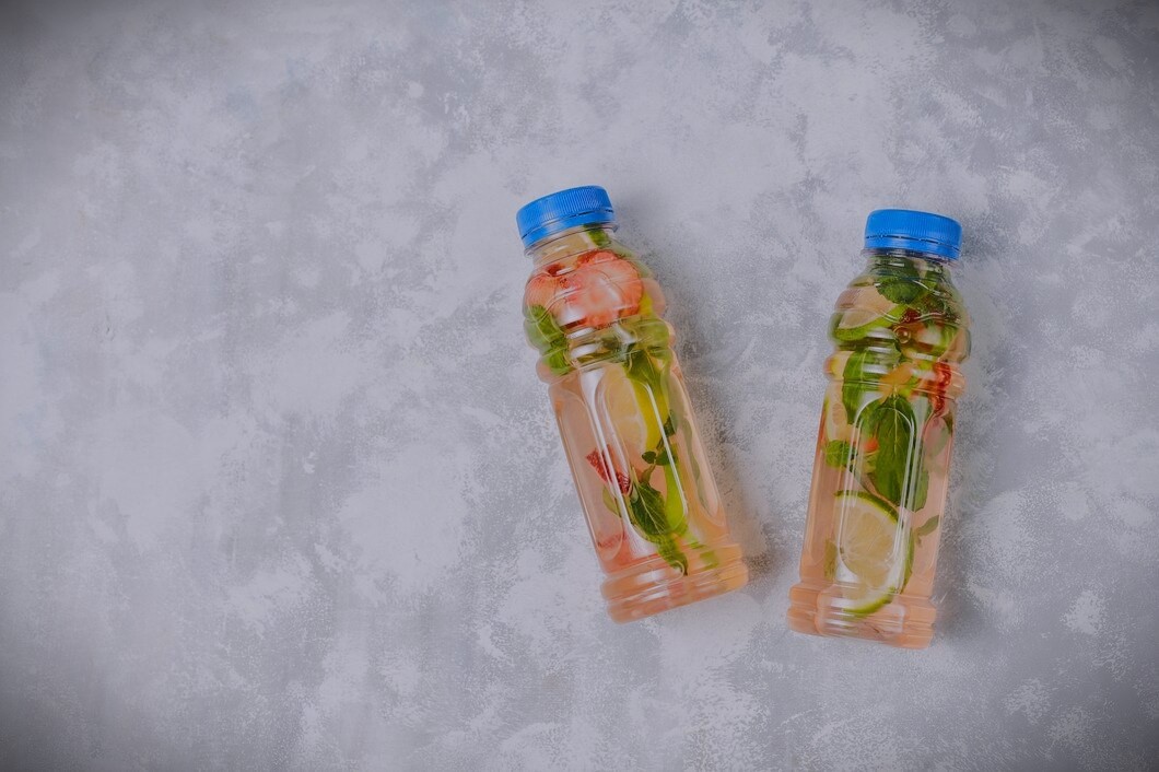 Flavored mineral water