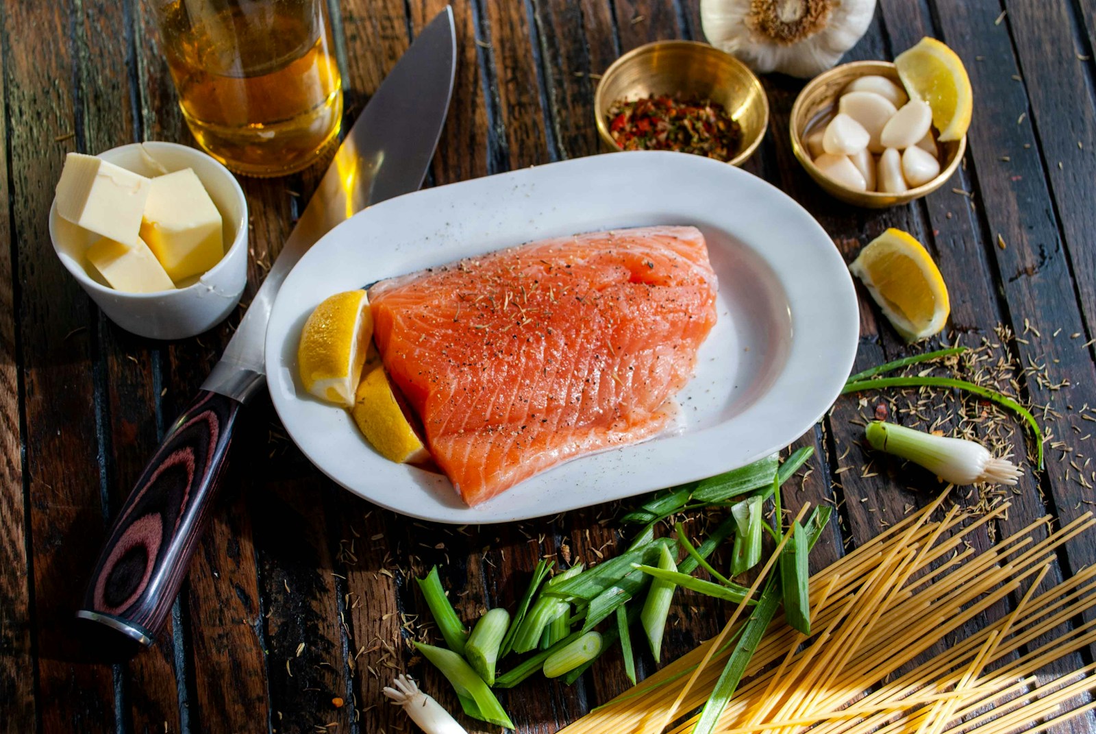 Salmon fillets