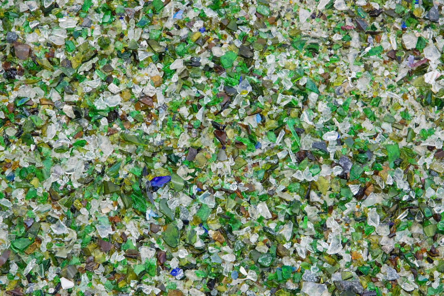Recycled glass cullet
