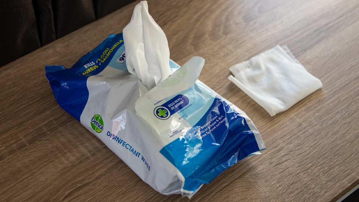 Disinfectant wipes