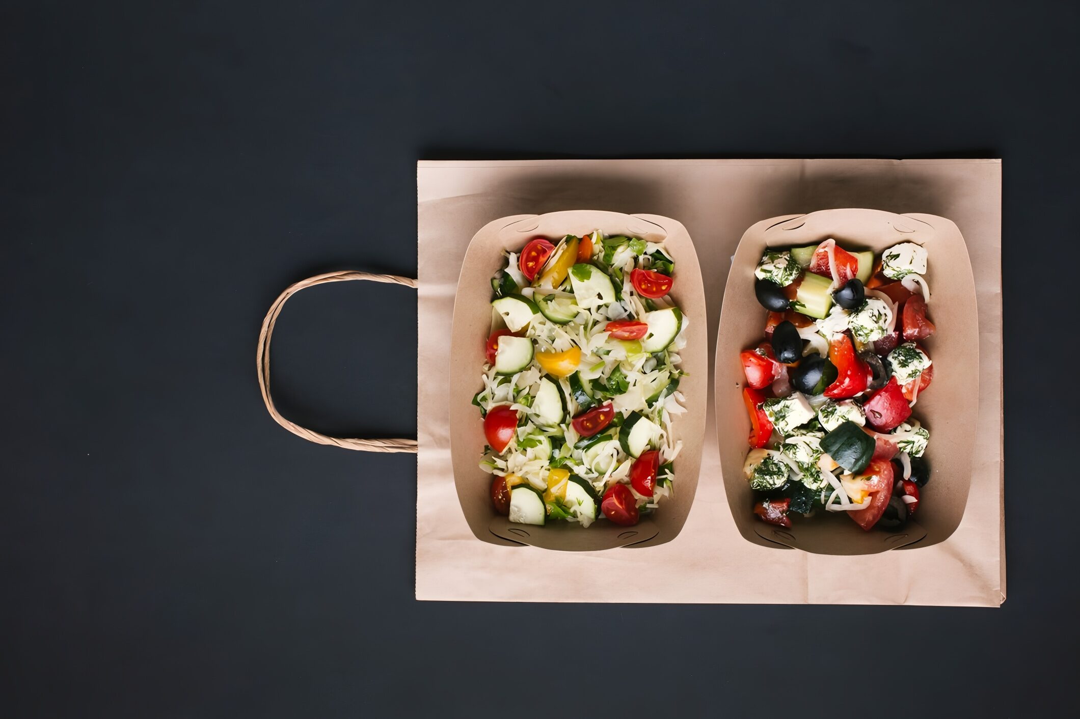 Mixed salad bags