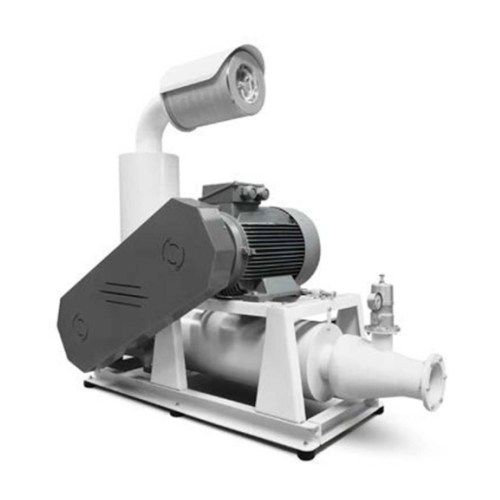 Blower for vertical and horizontal grain transport