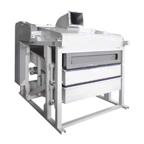 Double story paddy sieve for rice cleaning