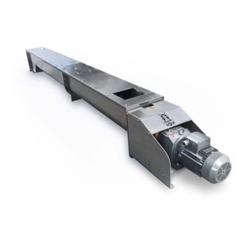 Horizontal wheat transport conveyor