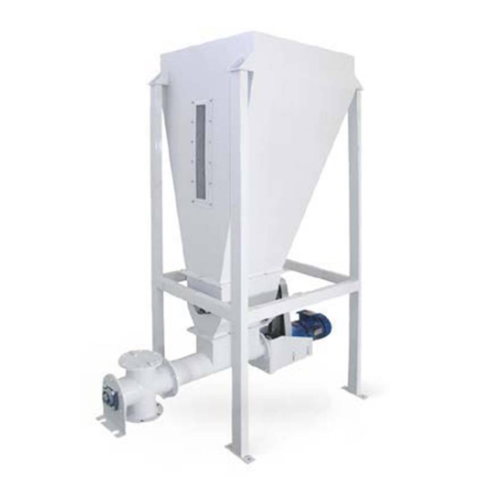 Screw feeder for factory filtration systems