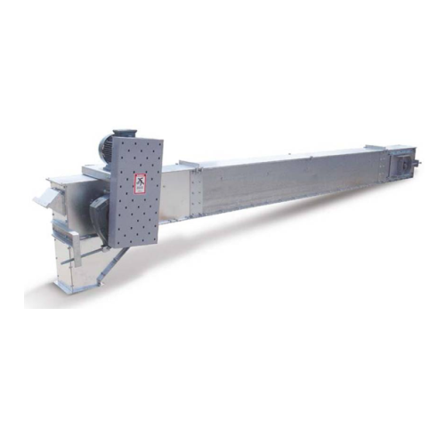 Chain conveyor for horizontal transportation