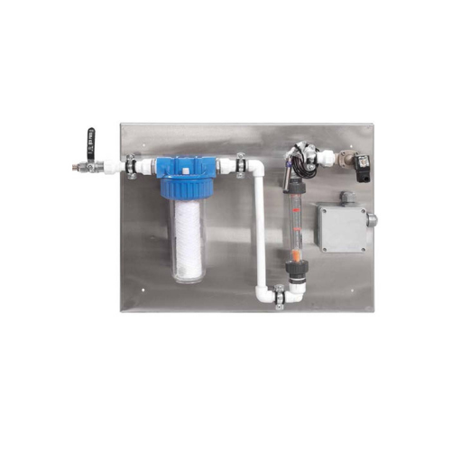Flow meter for wheat dampening process