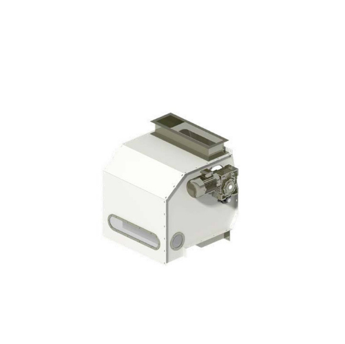 Hammer mill feeder for controlled grain processing