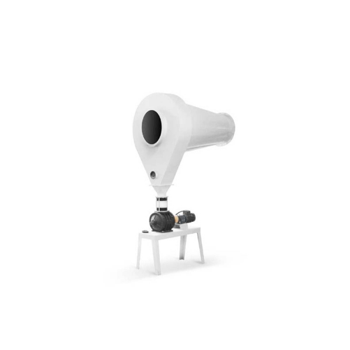 Industrial heavy particle separator for wheat cleaning